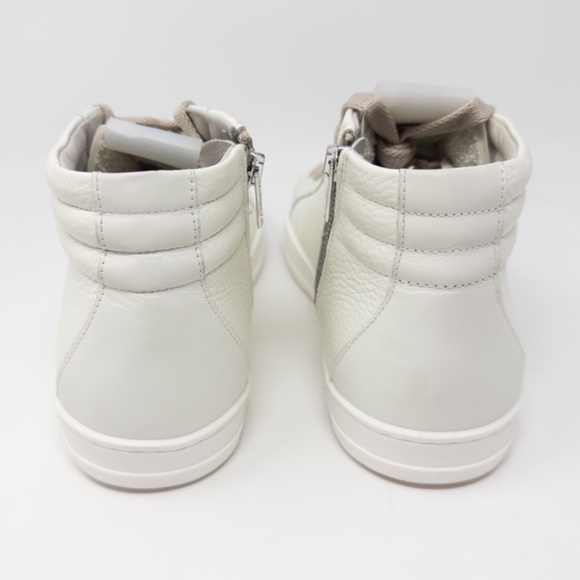 p448 Skate White High Tops Pink Laces Iridescent Detail on Tongue size 39 - Picture 5 of 7